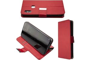 caseroxx Handy Hülle Tasche kompatibel mit Gigaset GS290 Bookstyle-Case Wallet Case in rot
