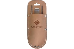 TABOR TOOLS H1E Leather Holster for Secateurs and Pruning Shears, Sturdy Craftsmanship Tool Belt Accessory Sheath, Fits Most Garden Scissors