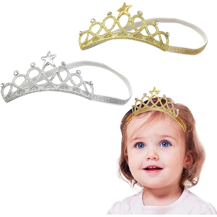 Glitzer Haarschmuck Mädchen Stirnband, Geburtstag Krone