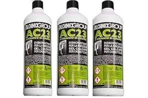 ITALCHIMICI GROUP Disincrostante AC23 per Cassette WC Incasso Geberit e Cassette WC Esterne per la Rimozione del Calcare - 3 flaconi da 1 litro ciascuno