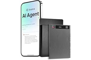 Mobvoi TicNote - Enregistreur Vocal IA 64 Go Avec Mémoire, Étui, Contrôle Par Application, 100+ Langues Avec IA, Shadow, Enregistreur Audio Numérique Pour Appels Téléphoniques, Conférences Et Réunions