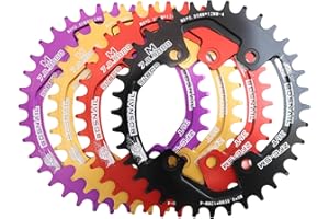 DJC COMPONENTS DJC Bike Chainring Asymmetrical 96BCD Round/Oval for XT SLX M6000 / M7000 / M8000 / M9000 MTB 7/8/9/10/11/12 Speed Narrow Wide 30T/32T/34T/36T/38T Tooth