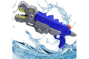 Sternstunde Pistola De Agua, Pistola De Agua NiñOs con Capacidad De 650ml, Alcance De 10m, Pistola De Agua De Gran Alcance, Juguete De Agua De Verano para Piscina, Playa Y Exterior (Azul)
