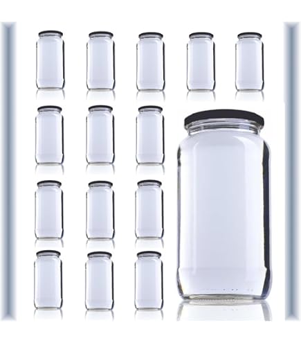 KADAX Pack De 20 Tarros De Mermelada Pequeños Con Tapa 250 Ml Tarros De