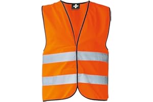 TOWOOZ Korntex Gilet de sécurité Standard, avec Ourlet Noir