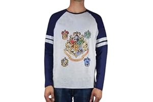 VANILLA UNDERGROUND Harry Potter Hogwarts Men's Raglan Top Grey
