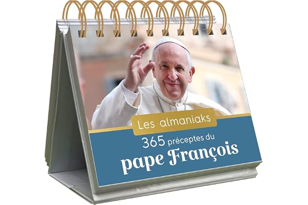 Almaniak 365 préceptes du pape François - calendrier 1 page par jour