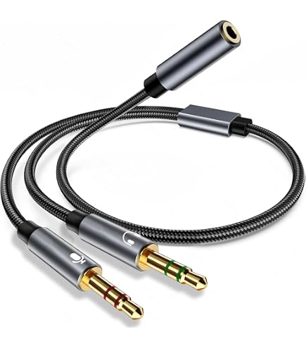 Splitter Audio A 5 Vie Da 3.5mm – Adattatore Jack Per Cuffie, Connettori Placcati Oro, Compatibile Con Smartphone, PC, Tablet, TV