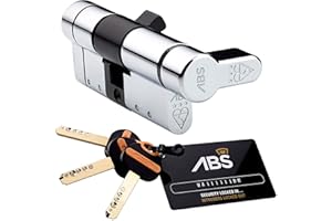 Avocet ABS DC3AB3535PCQT Bloqueo del Cilindro del ABS, Cromado, 35mm Int 35mm External