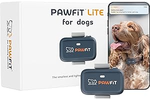 Pawfit Lite for Dogs 4g GPS Tracker | Real Time Tracking | Activity Monitoring |Location History | Unlimited Range | Safety Collar Included | Charcoal grey
