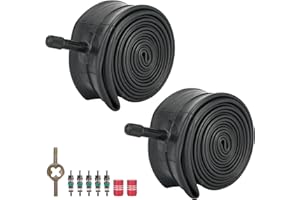 WEIYINGSI Chambre à air 26x1.50/1.75, Chambres à air de Vélo de Route 26x1.50/1.75 avec Chambre à air en Butyle Robuste de Qualité Supérieure avec Soupape Schrader 32mm - Lot de 2