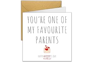 DEDIMI Funny and Rude Fathers Day Card | Father's Day Cards for Dad from Daughter Son| My Favourite Parent Joke |Beautiful Contemporary | Nice Cute Luxurious Card to the Best Daddy | Love