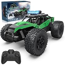 Voiture électrique Enfant Voiture Télécommandée KINSAM 1/16 Tout Terrain - 25 Km/h - 2 Batteries - Version 2024 Camion Tout Terrain Rc