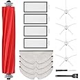 Q7 MAX Replacement Accessories Compatible with Roborock Q7 / Q7+/Q7 MAX / Q7 MAX + Vacuum Cleaner, 1 Main Brush, 4 Filters, 4 Wipes, 4 Side Brushes, 1 Brush Cleaning Tool - for Roborock Q7 Max