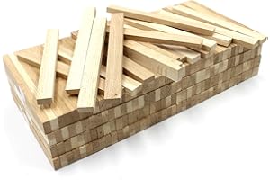 VMG-STORE 80 listelli in legno di quercia, 22 x 8 x 160 mm, per fai da te (rovere 16 x 8 mm)