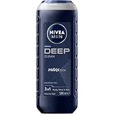 NIVEA Men Erkek Deep Dimension Banyo Ve Duş Jeli 500ml, 3'&uuml;1 Arada Komple Bakım, V&uuml;cut Sa&ccedil; Ve Y&uuml;z 299950