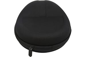 GZD Pudełko do przechowywania słuchawek, odporny na wstrząsy kompaktowy przenośny futerał na słuchawki EVA Podwójny zamek błyskawiczny ze smyczą na duże słuchawki