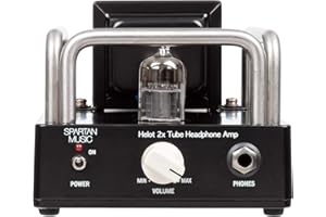 SPARTAN MUSIC Helot 2x Headphone Vaccum Tube Valve Amplifier [12au7 / 12bh7] (Electro Harmonix Tubes)