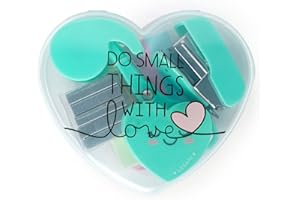 LEGAMI Mini ensemble de papeterie en forme de cœur