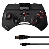 iPega PG-9025 Manette de jeu Bluetooth sans fil pour iPhone iPod iPad téléphone Android tablette et PC-noir