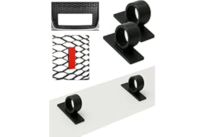 RUSTICHOME Soporte Matrícula para Parrillas RS/Portamatriculas Invisible Universal para RS RS3 8V 8P,RSQ3 8U,RS4 B5 B7 B8,RS5 B8 B9,RS6 C5 C6 C7,RS7 C7,TTRS 8J 8S,R8 Parrillas hasta Año 2020 2 Uds (15-23 mm)