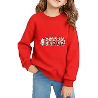 Shirtgeil Maglione Natalizio Per Bambini Ragazzi E Ragazze - Babbo Natale Sullo Snowboard Con Scritta Ho Ho Ho, Felpa Unisex 140 Rossa, Qualità Oeko-Tex, Made In Germany - 4