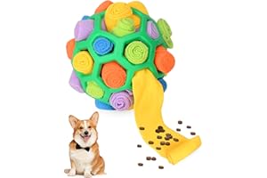 YYDSXK Pelota de olfateo para Perros, Juguete Interactivo para Perros, Bola de Rapé para Perros, Juguetes de Rompecabezas para Perros, Estera de Alimentación Lenta para Perros Pequeños y Medianos