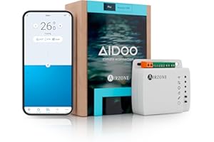 AIRZONE | Aidoo Pro Control de Aire Acondicionado | Compatible con DAIKIN Sky Air/VRV| Integración en Sistemas Nuevos y Antiguos | Inverter/VRF | Domótica | Wi-Fi | AZAI6WSPDA1