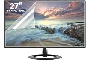 ANTOGOO V 2 Pack 27 Inch Anti Glare Computer Screen Cover, for 27 Inch LG/Sceptre/HP/SAMSUNG/MSI/ASUS/AOC/Dell/Philips/ViewSonic with 16:9 Aspect Ratio Widescreen Monitor, Eye Protection Matte Anti Glare Film