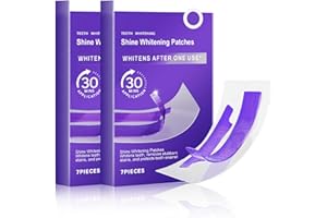 NLFOX Purple Teeth Whitening Strips - V34 Whitening Strips - Enamel Safe Whitener Strips for Sensitive Teeth - Gentle Stain Removal for Sensitive Tooth,30 Minutes Fast Results(14PCS)