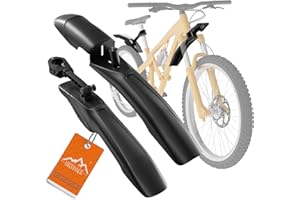 NICEDACK Guardabarros de Bicicleta, Universal Widen Guardabarro para Bicicletas Delantero y Trasero Defensa Bici contra Salpicaduras para Bicicleta de Carretera MTB,Guardabarros para Bici de 24-29
