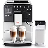 Melitta Barista T Smart, Noir/Argent, F830-101, Machine à Café, Expresso et Boissons Chaudes Automatique, Récipient à Lait, B