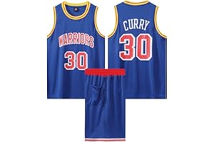 WEOPLKIN Tenue Basket Enfant Garcon, Maillots de Joueur de Basket-Ball Garçon, Maillot Basket Enfant/Adulte