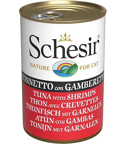 Schesir Katzenfutter Thunfisch Mit Rind - 6x85g Nassfutter Komplett