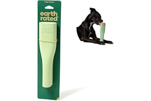 Earth Rated Juguete masticable para Perros para masticadores agresivos, Juguete de Goma Duradero y Natural para Perros pequeños, medianos y Grandes, Mantiene a los Perros ocupados, Grande