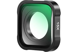 NEEWER 15X Vergrößerung Objektiv 7-10cm Brennweite für Makrofotografie Nahaufnahme, Kompatibel mit GoPro Hero 13 12 11 10 9 Action Kamera, nicht wasserdicht, LS-31