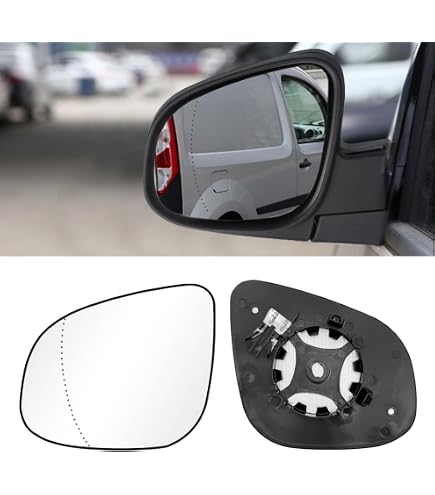 Vetro Specchietto Retrovisore Riscaldato Per Renault Kangoo II 2007-2012 - Ricambio Sinistra/destra, Compatibile Con Specchio Originale