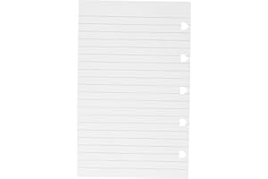 Einlagen für Filofax Pocket Terminplaner, Notizbuch, Notizen, nachfüllbar, liniert, weiß