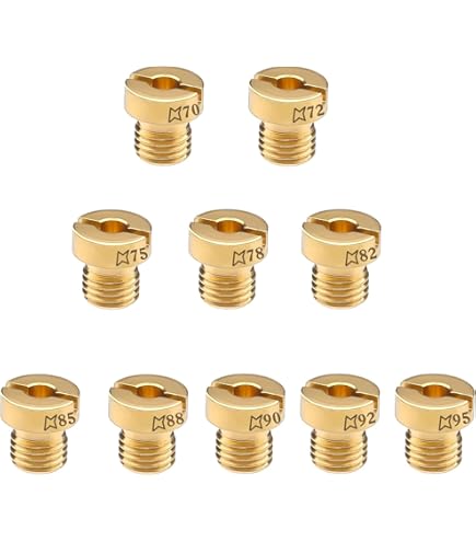 15 Getti Carburatore Per Dellorto PHBG - Misure Da 40 A 85mm, Per Moto E Scooter