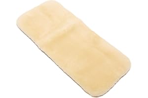 Lammfelleinlage für Fahrradanhänger von WERNER CHRIST Baby ­– universelle Einlage aus echtem medizinischem Fell, Sitzpolster für Kindersitze im Fahrradanhänger und Lastenfahrrad