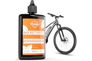 WHEELOO Universal Kettenöl Fahrrad Made in Germany I für Ebike, Rennrad, Mountainbike Kette I Ketten Öl 120 ml I Wet Lube Kettenfett für alle Fahrradketten & Fahrräder I E Bike Kriechöl