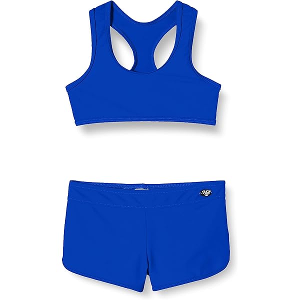 TiaoBug Floral Tankini Enfant Fille Maillot De Bain 2 Pièces Haut De