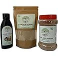 SSG PRODUCTS HomeMade Head to TOE COMBO PACK - Herbal Hair Oil (100 ML) / Shikakai Powder (100 GM) / Bathing Powder (100 GM) - 300 Grams