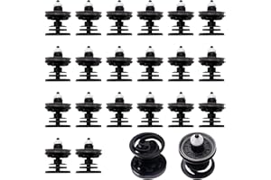 FINALCOOL 20 Pezzi Clip di Fissaggio per Pannello Porta 7L6868243, Auto del Paraurti montaggio Rivetti in Plastica, Rivestimento Portiera Auto Clips per VW T4 T5 Golf 5 6 7 Passat Polo Audi A1 A4 A5 A6 Skoda