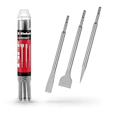 Orijinal Einhell 3-Par&ccedil;a SDS Plus Mur&ccedil; Seti (Sivri, 20 mm D&uuml;z ve 40 mm Spatula, Dayanıklı 40Cr &Ccedil;elikten &Uuml;retilmiş) - 49247200
