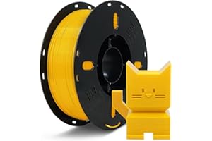 VOXELAB FilaBees PLA Filament 1.75mm Yellow, Max 500mm/s High Speed 3D Printer Filament, Upgraded Tangle-Free 3D Printing Filament ±0.02mm, Neatly Wound PLA, Fit Most FDM Printer,1KG(2.2lbs)