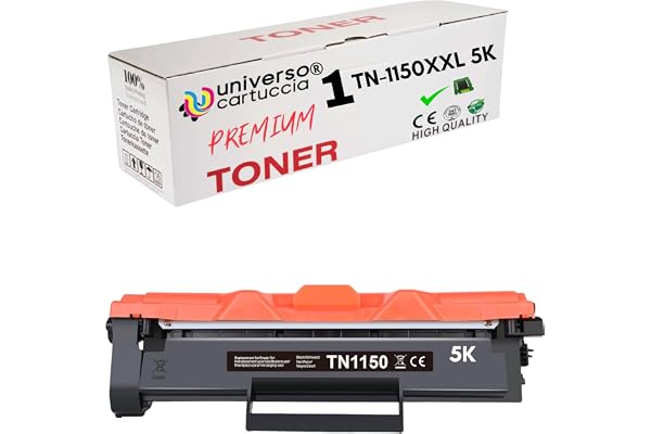 TN-1150 XXL 5K toner kompatibel med Brother HL-L1240W, DCP-L1660W, DCP-L1640W, HL-L1242W, DCP-L1642W, DCP-L1642WXL, DCP-L1660