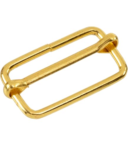 Trimming Shop Portachiavi Hardware Argento 1 pollice/25 mm Set di 10 morsetti portachiavi cordino portachiavi portachiavi con anello in metallo per cinghia a nastro, cintura in pelle