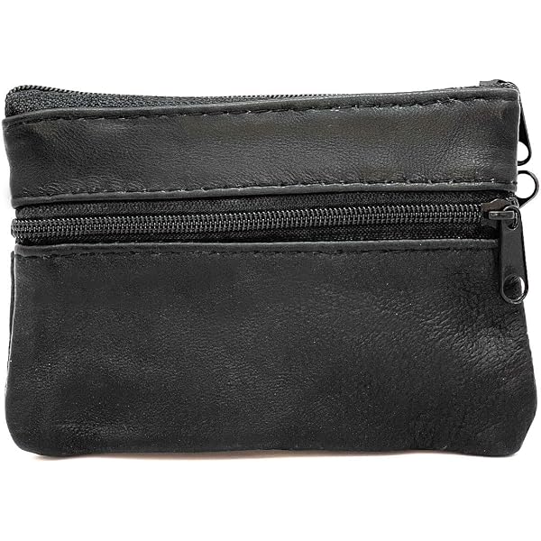 Portefeuille Homme En Cuir Véritable - Porte Monnaie Multi-Poches Noir - Charmoni