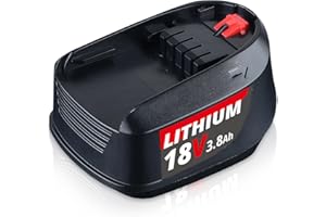 DASNITE 18V 3.8Ah PBA Ersatzakku für Bosch 18V Akku PBA PSB PSR Li-Ion 3800mAh Ersatzakku für Bosch 18v akku Kompatibel mit Bosch Home & Garden 18V Systemgeräten